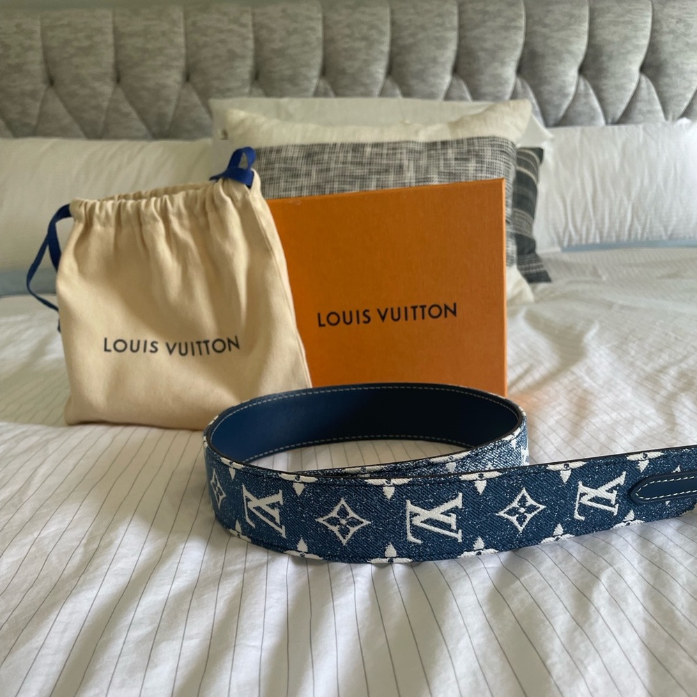 Louis Vuitton BANDOULIÈRE Denim strap